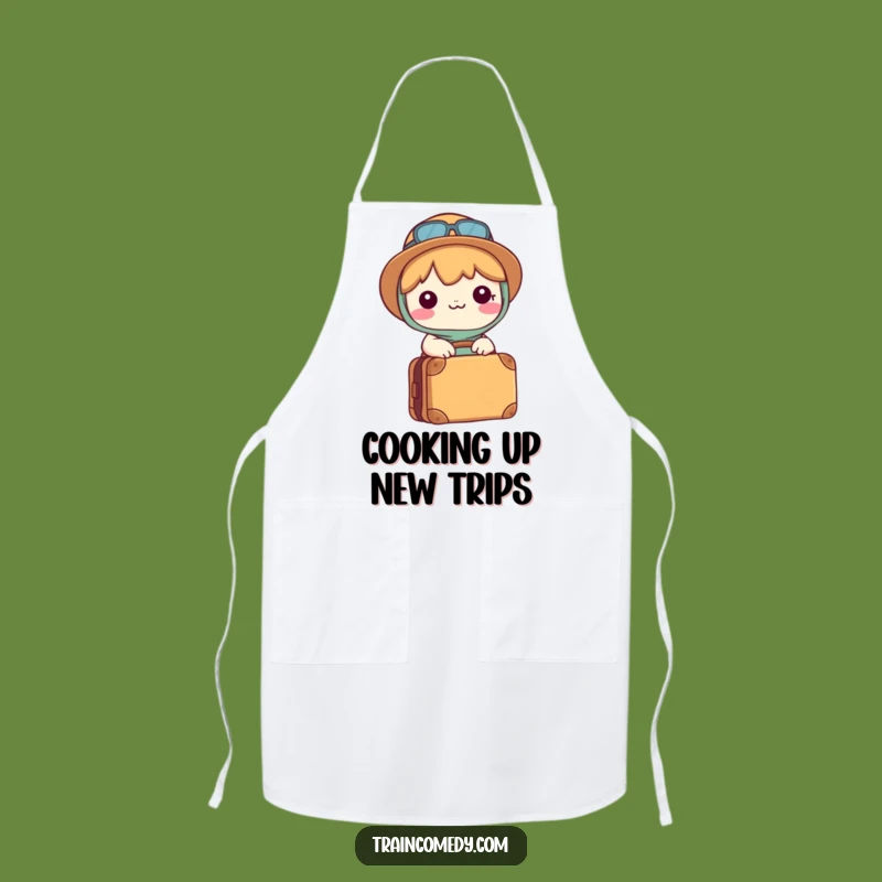 Funny Kawaii Adventure Apron - Ready for Culinary Journeys