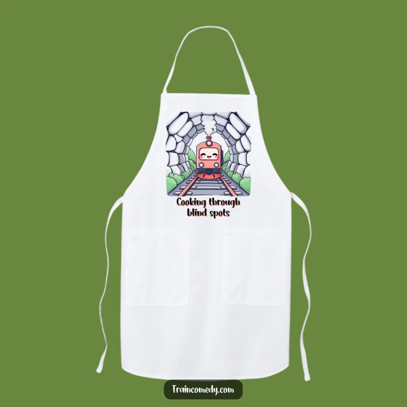 Funny Kawaii Train Apron: Kitchen Tunnel Fun, Hilarious Chef Funny Gift!