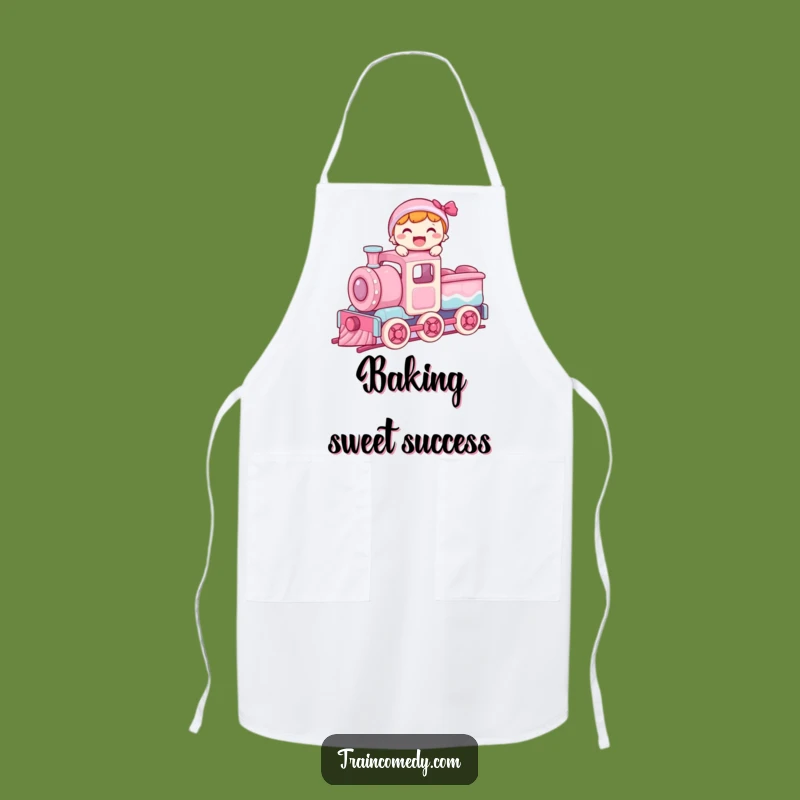 Funny Kitchen Apron: Candy Train Chef, Sweet Balance, Perfect Funny Gift