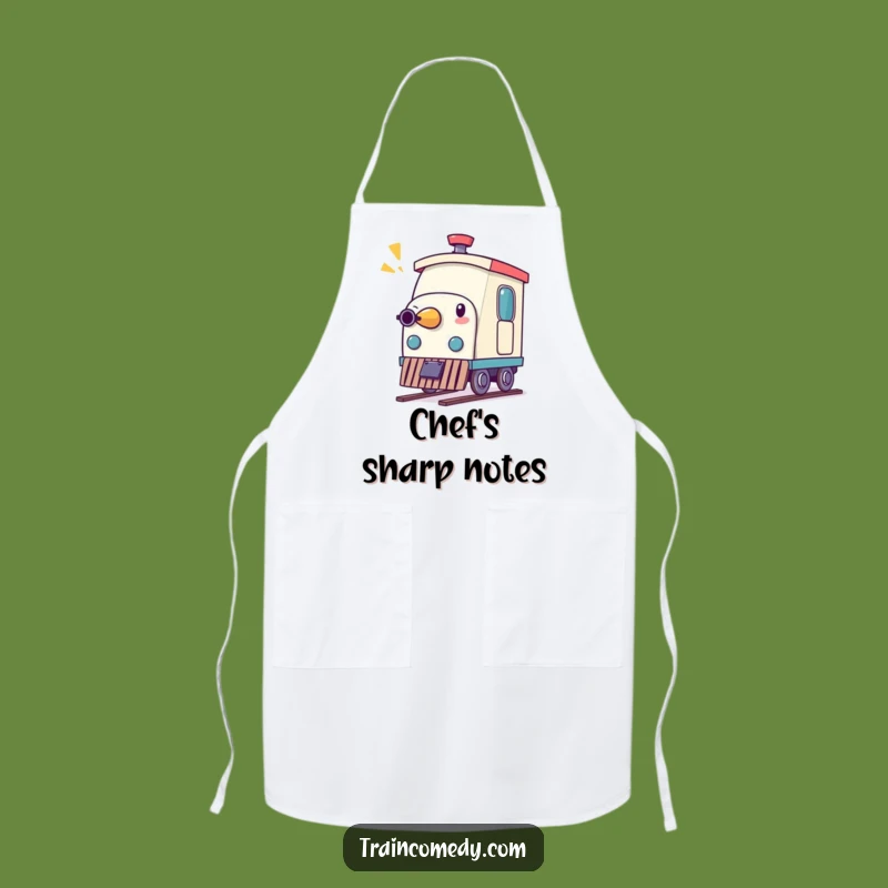 Funny Pencil Train Whistle Apron Create with Inspiring Humor