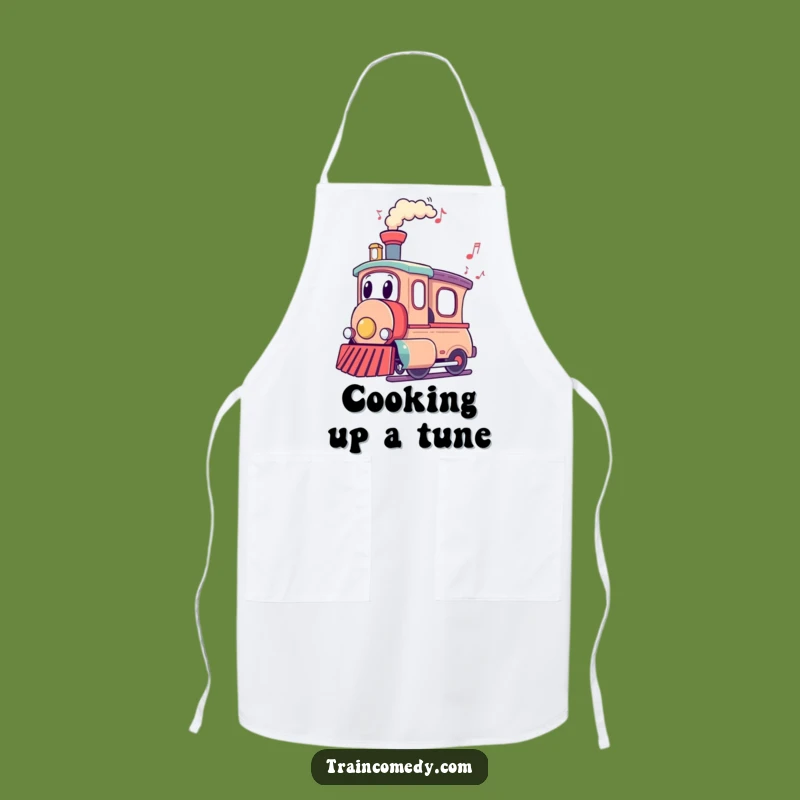 Funny Train Apron - Cook to the Rhythm with Hilarious Flair!