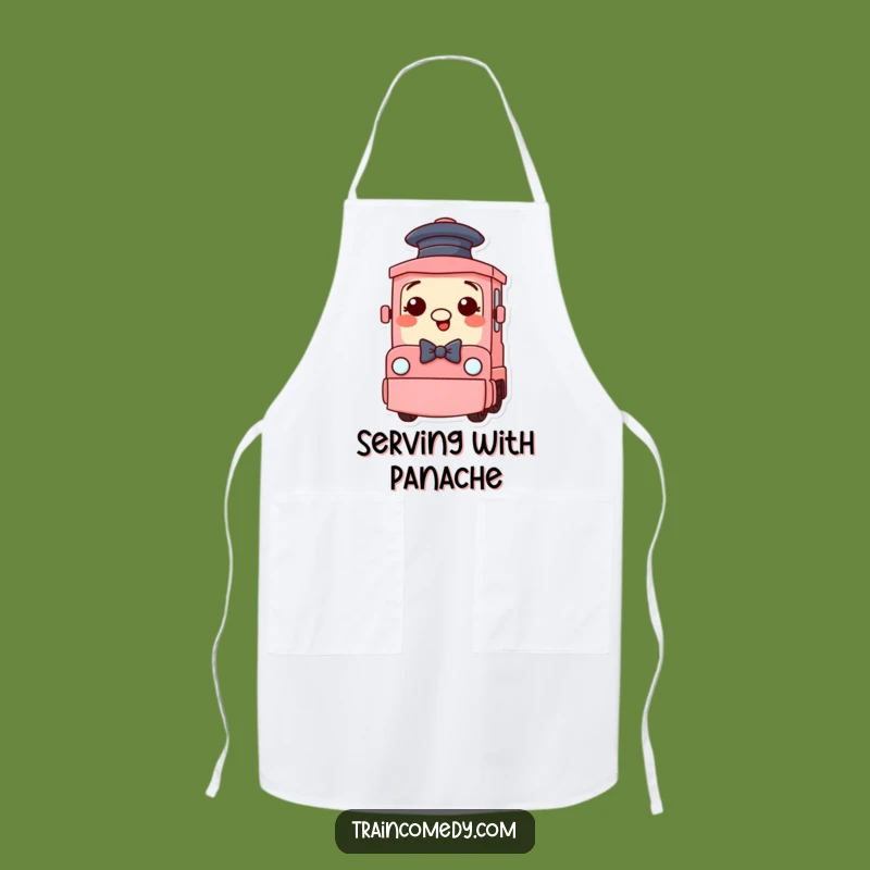 Funny Train Apron - Cook with Style & Hilarious Flair!