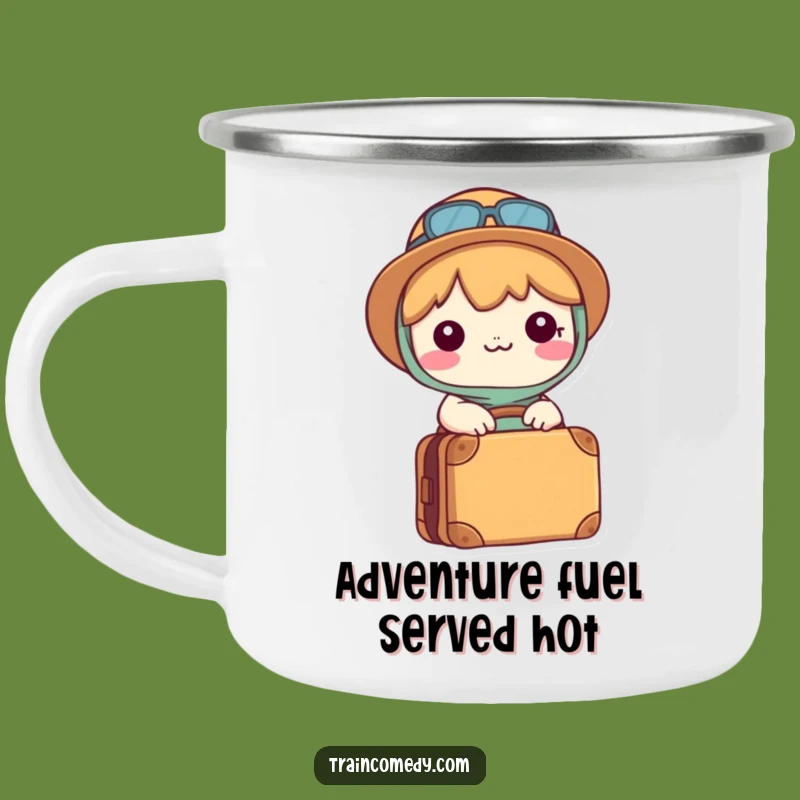 Funny Kawaii Adventure Camping Mug - Your Travel Companion