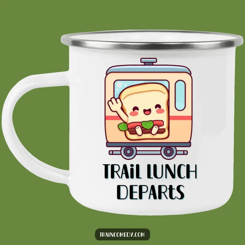 Funny Sandwich Train Camping Mug Fuel Your Adventures with Humor