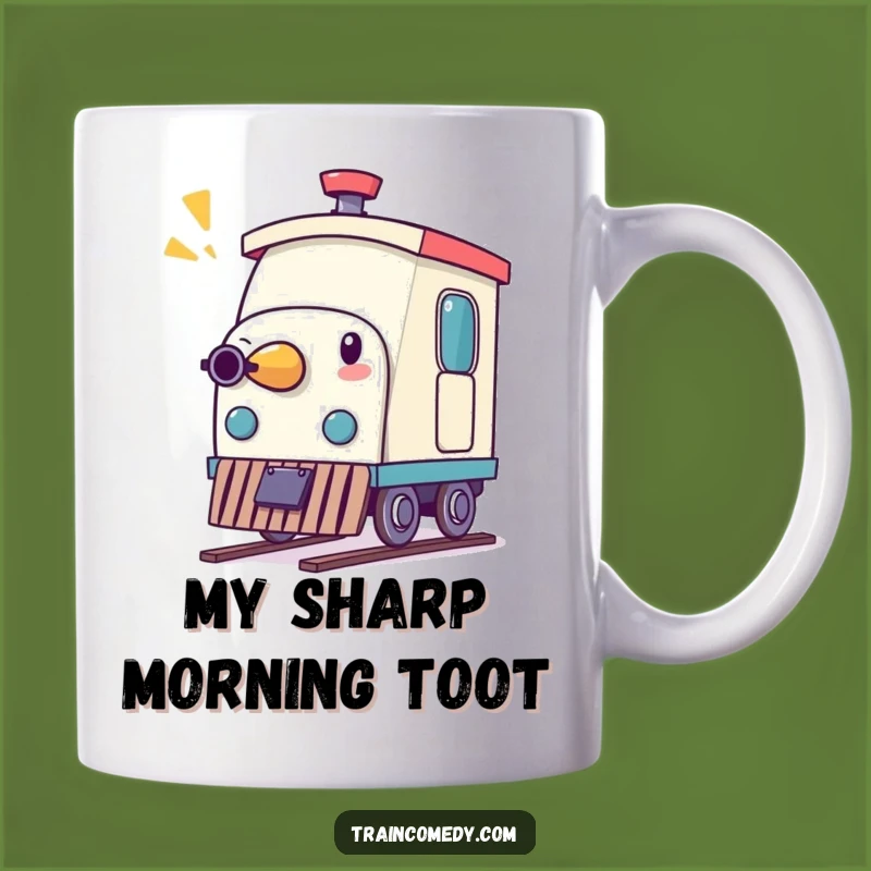 Funny Pencil Train Whistle Mug A Hilarious Gift for Writers and Train Fans