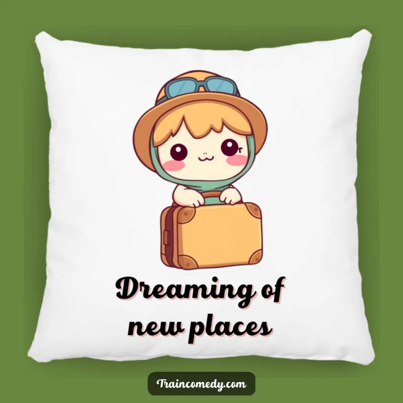 Funny Kawaii Adventure Pillow - Cozy Comfort for Dreamers