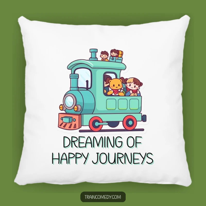 Funny Kawaii Train Pillow: Cozy Passenger Comfort, Perfect Comfy Funny Gift!