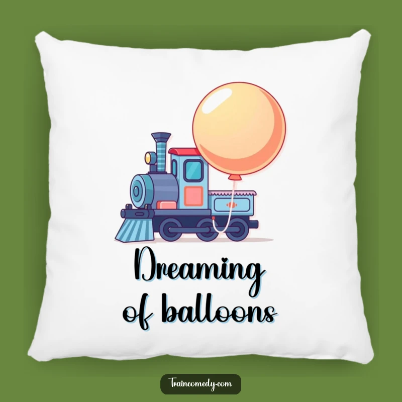Funny Train Balloon Pillow: Cozy Up with This Whimsical Friend!