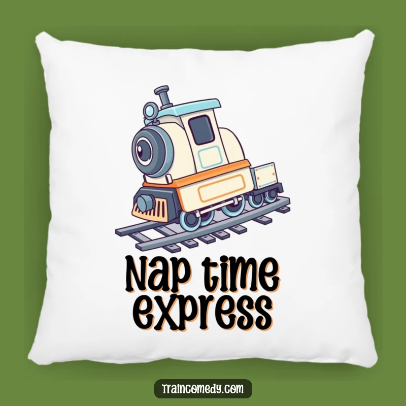 Funny Train Cartwheel Pillow: Cozy Comfort and Playful Accent Gift