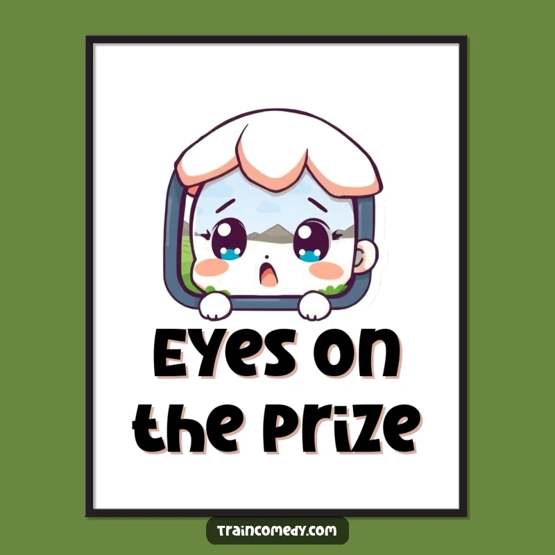 Funny Surprise Landscape Print: Instant Wall Art for the Wonder-Filled