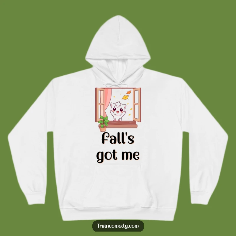 Cozy Funny Autumn Hoodie: Stay warm while catching dreams, a perfect funny gift for comfort.