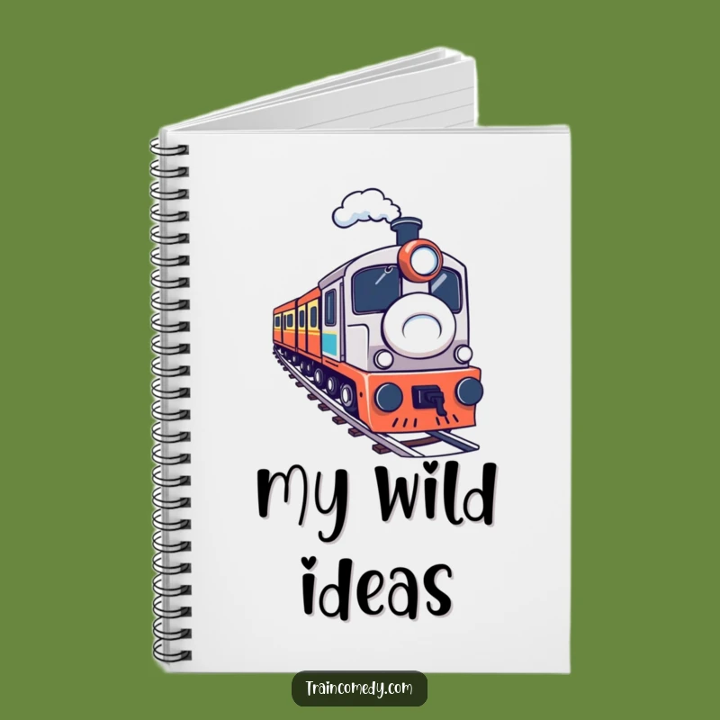 Funny Train Curve Notebook - Hilarious Focused Journal & Gift