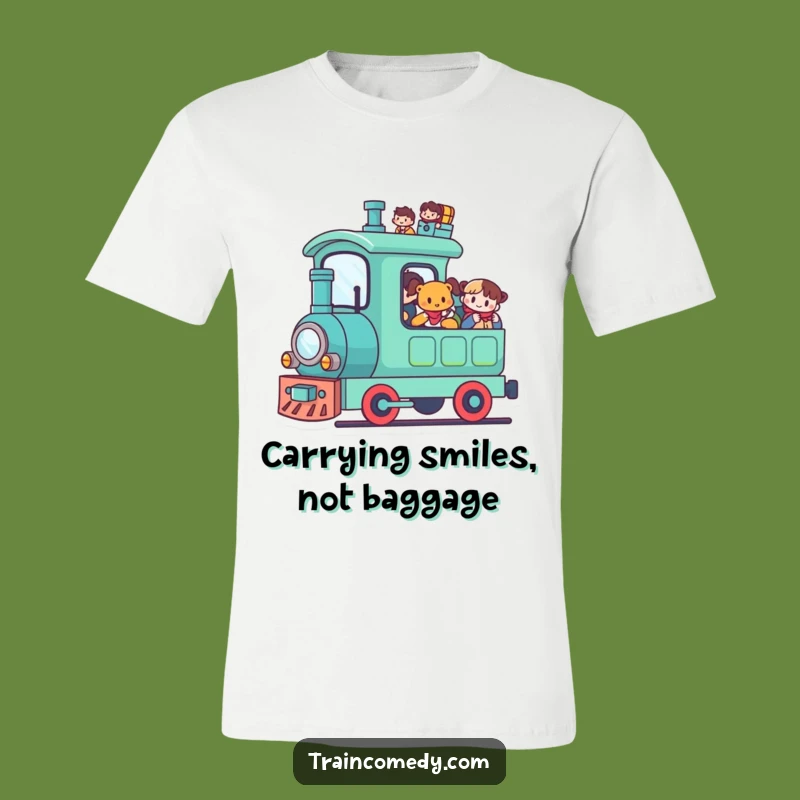 Funny Kawaii Train T-Shirt: Happy Riders Tee, Hilarious Journey Funny Gift!