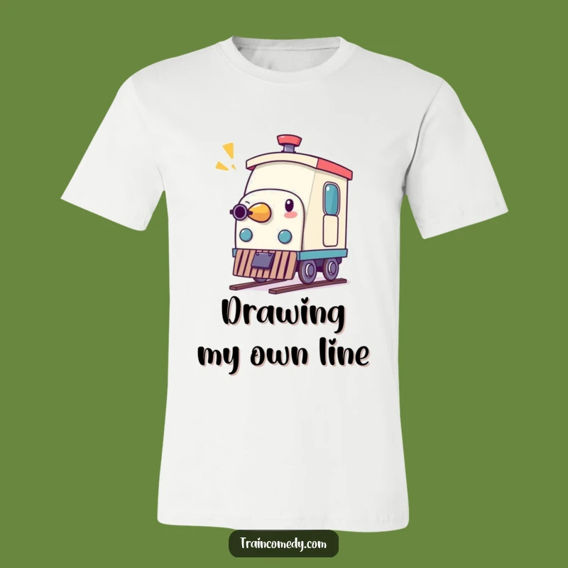 Funny Pencil Train Whistle T-Shirt A Creative and Humorous Tee