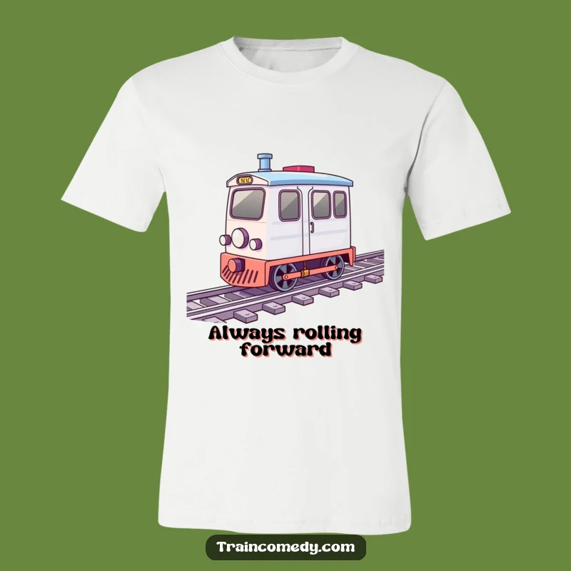 Funny Spinning Train T-Shirt: Wear Your Merriment and Go!