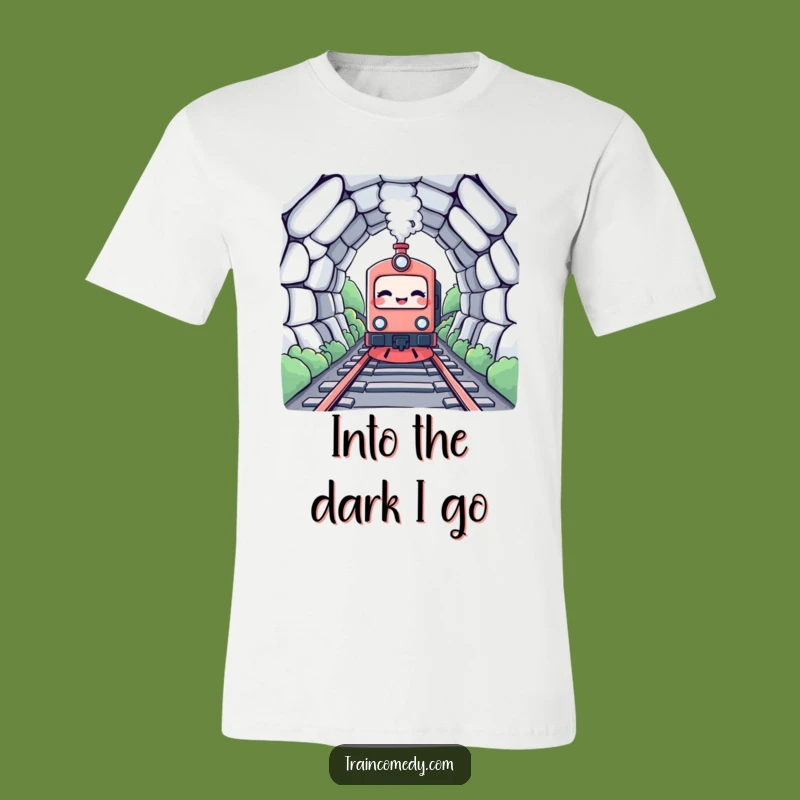 Funny Kawaii Train T-Shirt: Tunnel Fun Tee, Hilarious Journey Funny Gift!