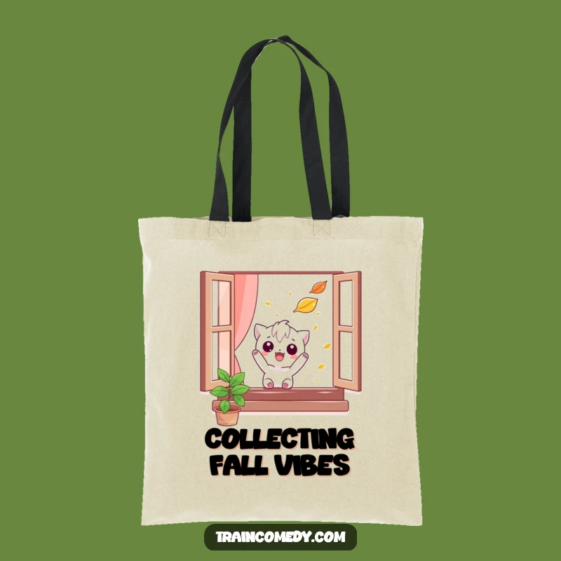 Funny Leaf Hunter Tote Bag: Carry playful moments with you, a great funny gift.